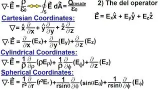 Physics 46  Maxwell's Equations (10 of 30) Differential Form of Gauss' Law: 2