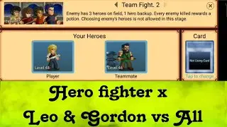 Hero Fighter X Gameplay Act-6 Team Fight-2 Leo & Gordon Vs All | Walkthrough No Commentary|