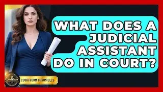 What Does A Judicial Assistant Do In Court? - Courtroom Chronicles
