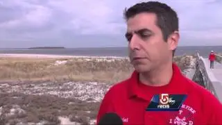 Lobster boat goes up in flames