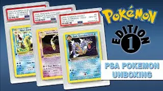 PSA Graded Pokemon 1st Edition Holofoil Cards - All PSA 10
