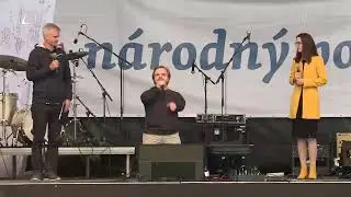PRIAMY PRENOS  HLAVNÉHO PROGRAMU PRI PRÍLEŽITOSTI NÁRODNÉHO POCHODU ZA ŽIVOT Z BRATISLAVY
