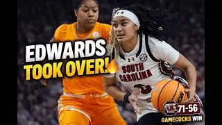 Joyce Edwards Takes Over in Fourth Quarter as South Carolina Defeats Texas A&M