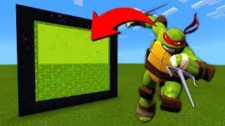 How To Make A Portal To The Teenage Mutant Ninja Turtles Dimension in Minecraft!