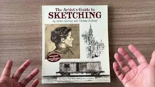 The Artist's Guide to Sketching by James Gurney and Thomas Kinkade - Book Review and Flip Through