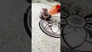 cool techniques for installing marble floors at home #shorts