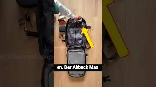 Airback Max: Genialer Vakuum-Rucksack f&uuml;r stressfreies Packen!