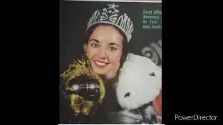 The fifth Miss universe 1956 Carol Morris (from USA)