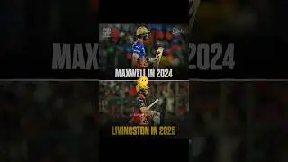 Maxwell In 2024 & Livingston In 2025 IPL || CricCut #ipl #rcb #maxell #livingstone