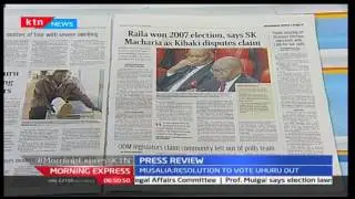 S.K. Macharia says Raila won 2007 Presidential election