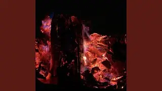 Chimnea dying embers, outside, traffic drones