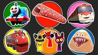 Spin Wheel Thomas Exe, Train Eater, Kereta Titipo, Kereta Wilson Chuggington, Incredibox Sprunki,Pou