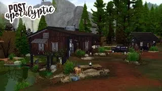 POST APOCALYPTIC CABIN | The Sims 4 Speed Build