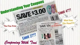 Understanding Your Coupons | Misusing Coupons | Couponing With Toni