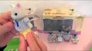 Sylvanian families silk cat family unboxing ( распаковка )