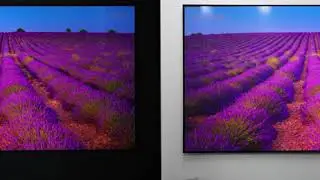 Polaris Laser TV: Comparison with Lights ON/OFF