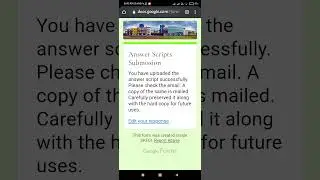 Answer script uploading process...