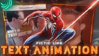 @fictic_editz Like TEXT ANIMATION In Alight Motion | Bh4vyafx