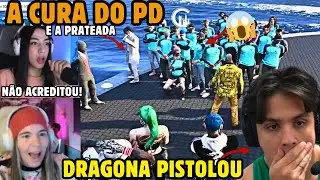 TENSO!😱REAÇÃO STREAMERS c/ CIENTISTA DANDO PD! PAULINHO O LOKO ñ ACREDITOU CAPITAL GTARP