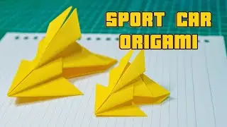 Sport Car Origami | Amazing Paper Car Design