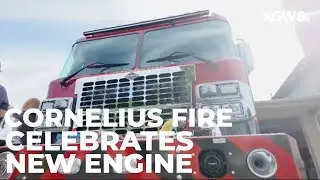Cornelius Fire Department celebrates new state-of-the-art engine