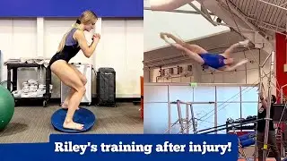 Riley Mccusker gymnastics training & Rehab after ankle injury - Florida Gators Gymnastics 2024