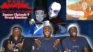 THE WATERBENDING SCROLL!! AVATAR: THE LAST AIRBENDER Season 1 Episode 9 | 100% BLIND GROUP REACTION!