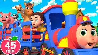 🚂🎶Train Choo Choo Song | Newborn Baby Songs & Nursery Rhymes