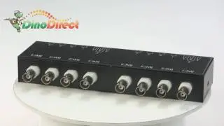 UTP 8 Channel Passive Video Balun Transceiver XYL-QC-208  from Dinodirect.com