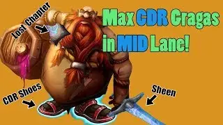 (#457) The NEW Gragas Mid Build! CDR Rush!!