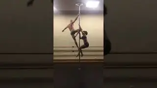 2017 Duo, Pole Dance Sara Sáiz y Miguel tena