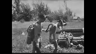 Vintage Scuba Diving Couple Goes Diving in River 1950s