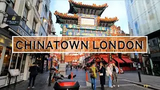 Chinatown London in January 2022 London walk 4K