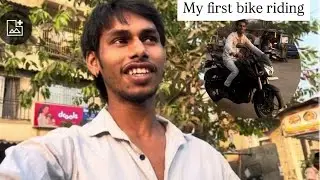 My first  day on bike riding first trading #youtube #trending #viral #vlog #video 