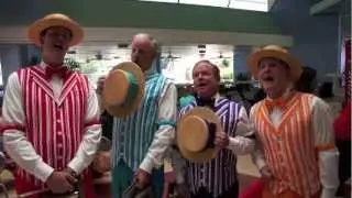 The Dapper Dans sing Grim Grinning Ghosts from The Haunted Mansion