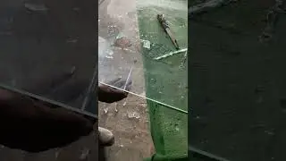 How to cut glass for exhaust fan