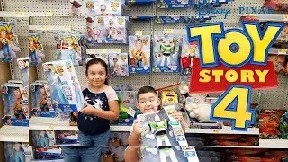 Toy Story 4 Movie||Toy Story 4 Toy Hunt || kids pretend play toy shopping