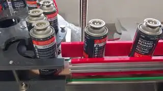 AILE 60CPM ButaneGas Aerosol Valve Feeding Machine Refrigerant Valve Feeder From Left to Right(test)
