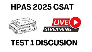 HPAS 2025 CSAT Live Class || Test 1 Discussion
