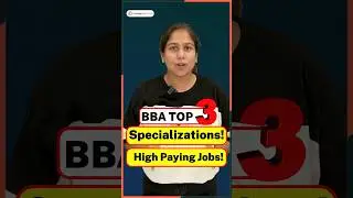 💥Top BBA Specializations With High Paying Jobs in 2024🥳Best BBA Careers! #Shorts #BBA2024 #BBAFees