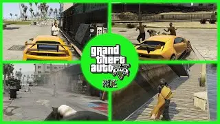 GTA 5 RDE - Hit & Run at Vespucci Beach + 10 Star Escape