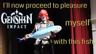 Genshin Impact Diluc with Luxurious Sea-Lord Cosplay by jabakrok