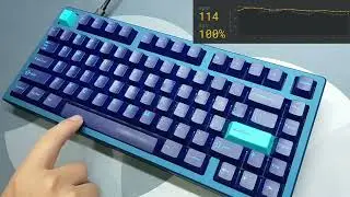 Bubble75 with Gateron Hippo [Sound Test]
