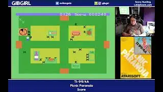 TI-99/4A - Picnic Paranoia - For LvlUpScore