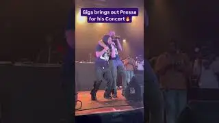 Uk legend Gigs brings out Pressa for his Toronto concert🔥🇨🇦 Credit: hajrah.ahmed // Tiktok