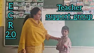ECR 2.0. Teacher support group teaching .Letters 'a,b,c,d,e,f.MPPS Pedamandava. Mudigonda.