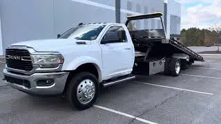 2020 RAM 5500 SLT 4x4 Diesel Rollback Flatbed Tow Truck