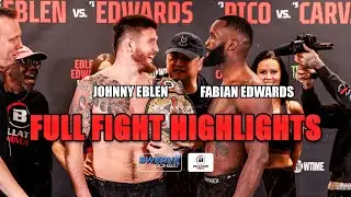 Johny Eblen vs. Fabian Edwards | Bellator 296 | FULL FIGHT HIGHLIGHTS