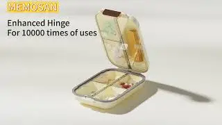 NEW Folding Pill Organizer Box | Portable Medicine Box