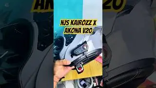 Njs kairos x akona v20 keren lohh #intercom #intercommurah #njshelmet #njs #headsetbluetooth